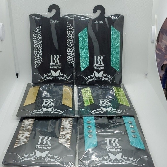 Brandi Renee Designs Interchangeable Flip Flop Straps Lot of 6 - Picture 1 of 8